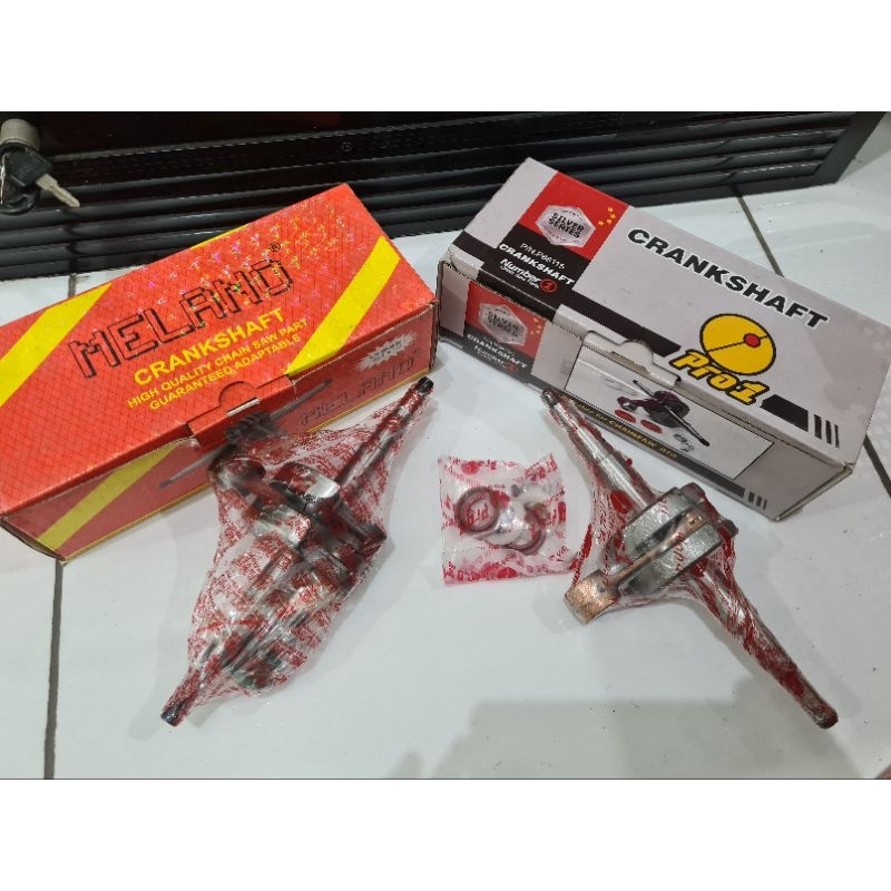 Crank Shaft Assy Mesin Chainsaw 070 / Askrek Senso 070 /Askrek Mesin Chainsaw 070