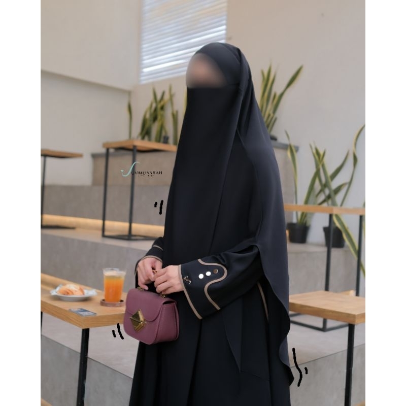 Yasmin Abaya by Ummu Sarah Bahan Mazen Anti UV by Ummu Sarah