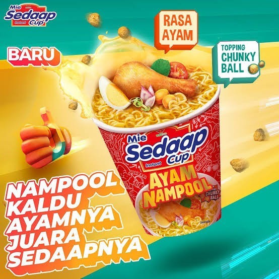 

Mie Sedaap Cup Rasa Ayam Nampol