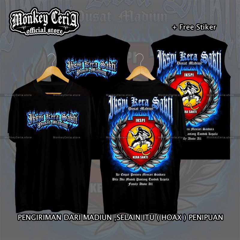 KAOS IKSPI KERA SAKTI TERBARU / PAKEM / OUTFIT KEREN / SABLON A2 FULL PUNGGUNG / MC 101
