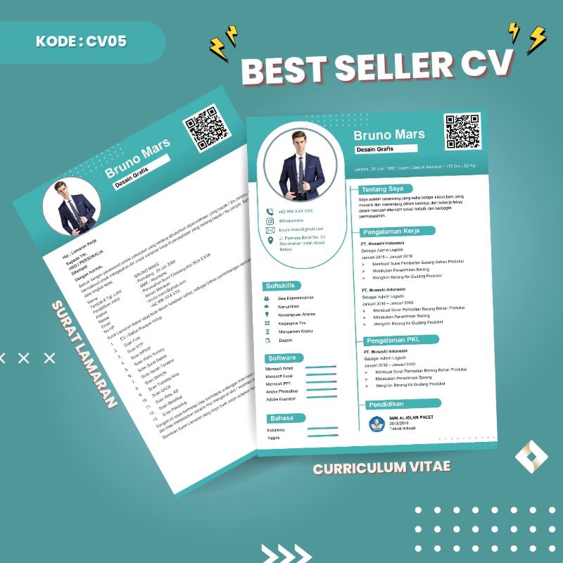 CV Lamaran Kerja Untuk Perusahaan (Kode CV05)