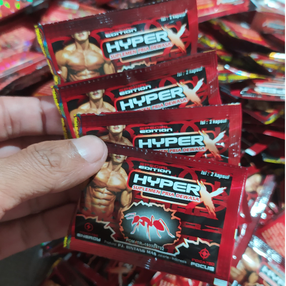

Hyperx Original PRIVASI Madu Bubuk Herb Hyperx HP HIP3R HIPER X 5 PACK 10 KAPSUL