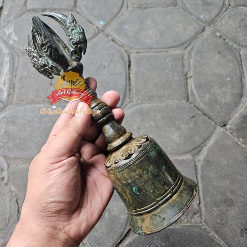 GENTA - Lonceng perunggu hitam nawasanga vajra