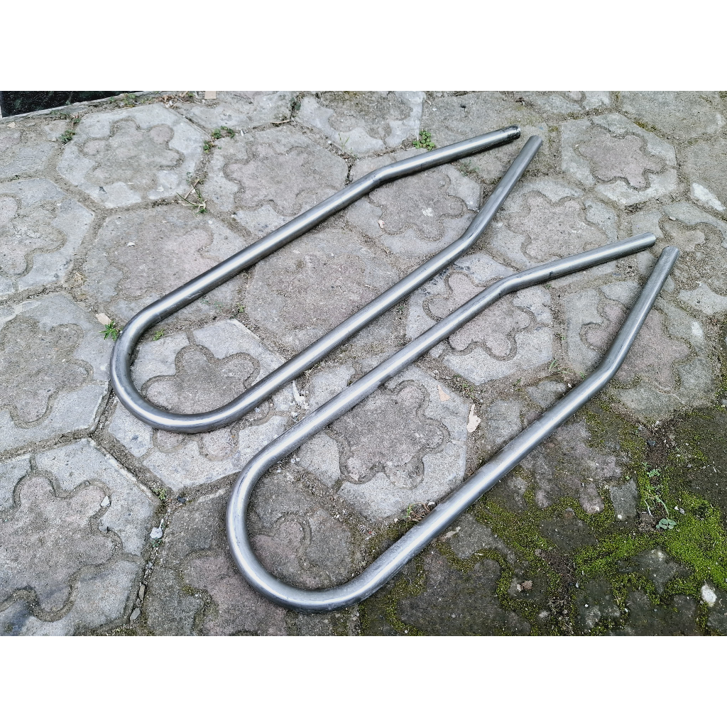 Besi U Begel Honda Panjang Tekuk Lurus Japstyle Bobber caferacer Motor Custom