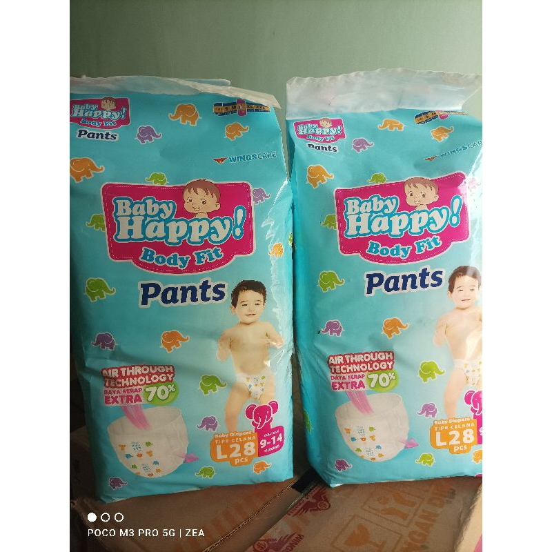 Popok Baby happy pants sz L28 | Baby Happy pants