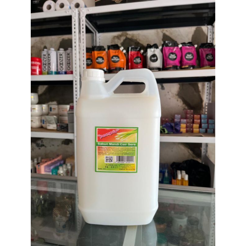Pompia Body Wash 5L / Sabun Cair Pompia Sereh/