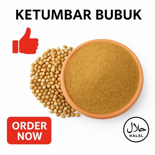 

CORRIANDER POWDER - KETUMBAR BUBUK 500 GR STANDAR RESTO