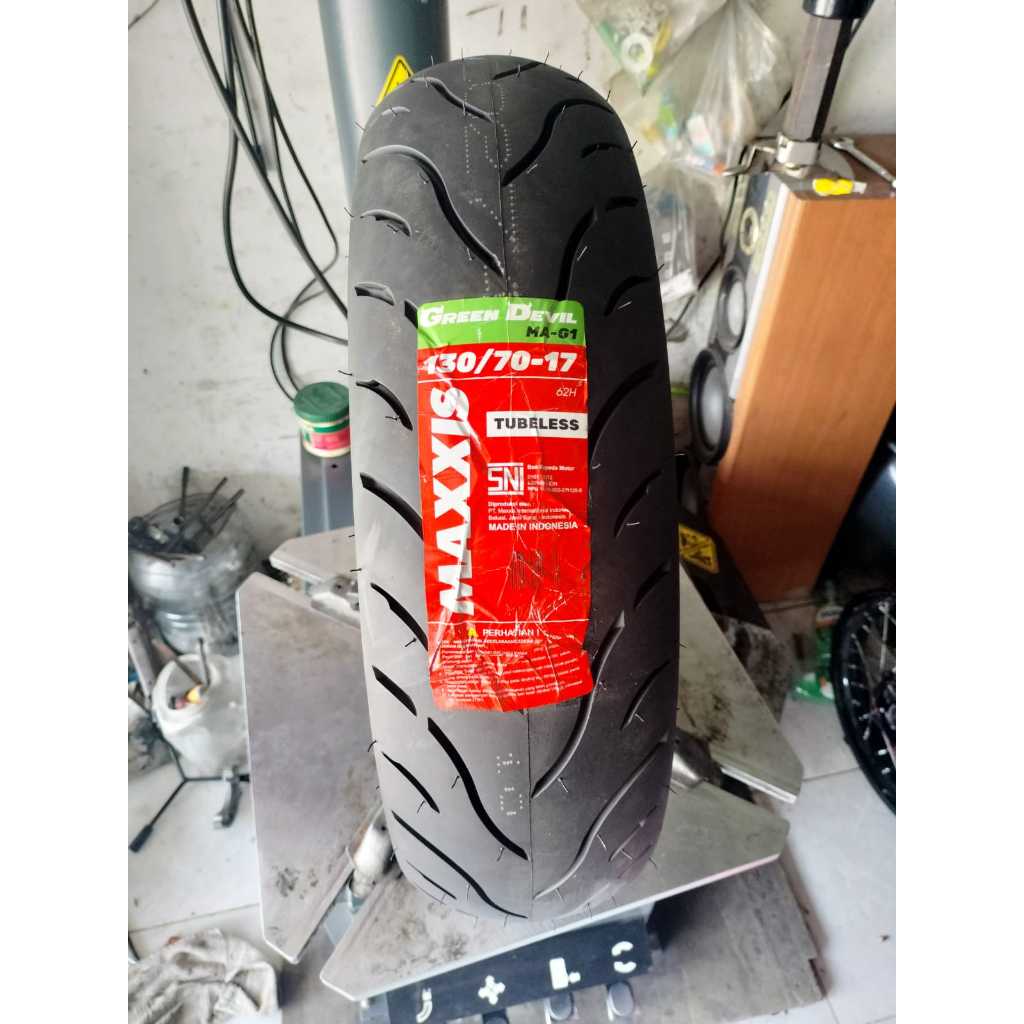 Ban Maxxis Supermoto Ring 17 Ban Belakang Maxxis Greendevil Ukur 130/70-17 Tubeless