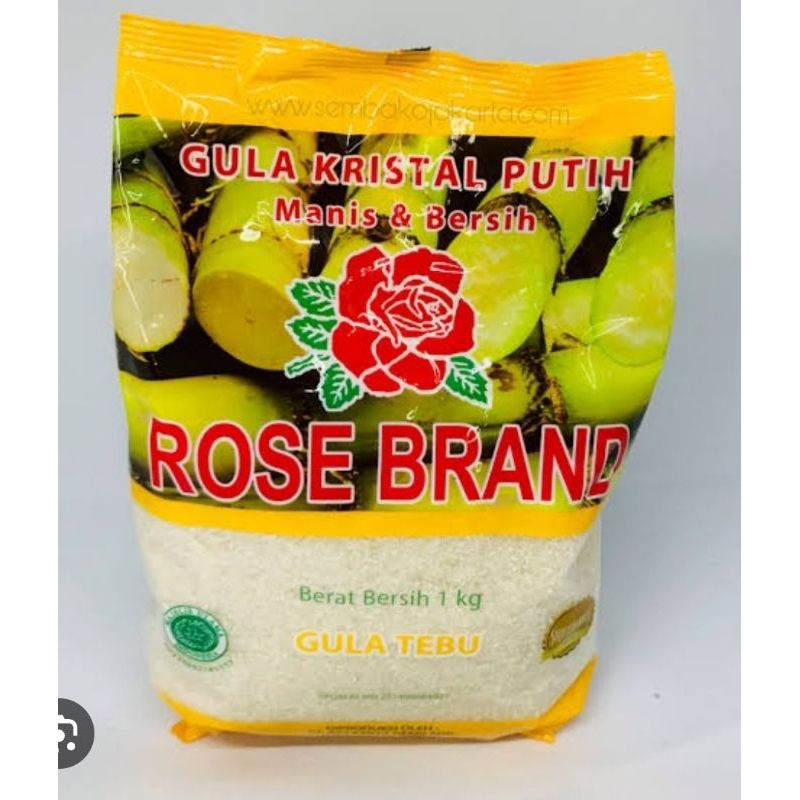 

Rose Brand Gula Kuning Putih Kristal