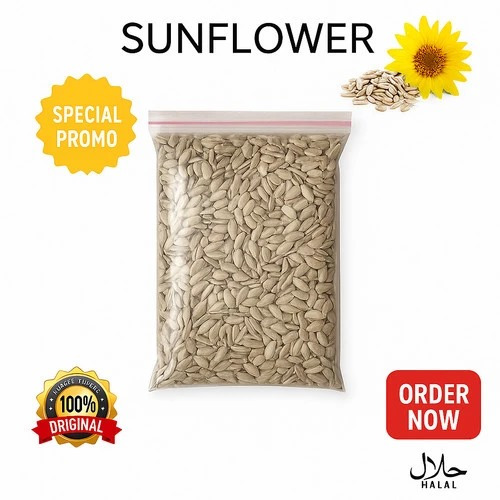 

Petite SUNFLOWER SEED 100 GR - BIJI BUNGA MATAHARI HALAL NATURAL IMPORT
