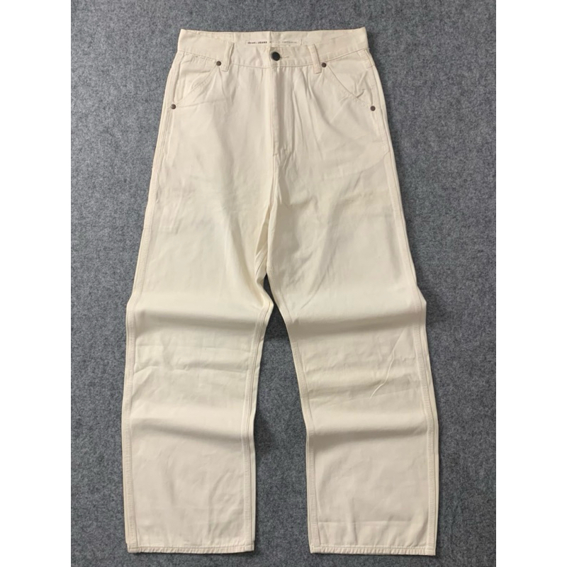 Vintage White 'Niko and Jeans' Regular Fit Carpenterpants