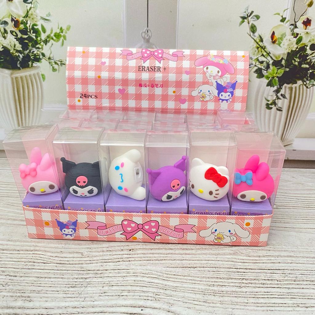 

RAUTAN MINIATUR KEPALA SANRIO R-1838 SERUTAN PENSIL MOTIF TERBARU MELODY KUROMI HELLO KITTY PERLENGKAPAN SEKOLAH KANTOR TERMURAH