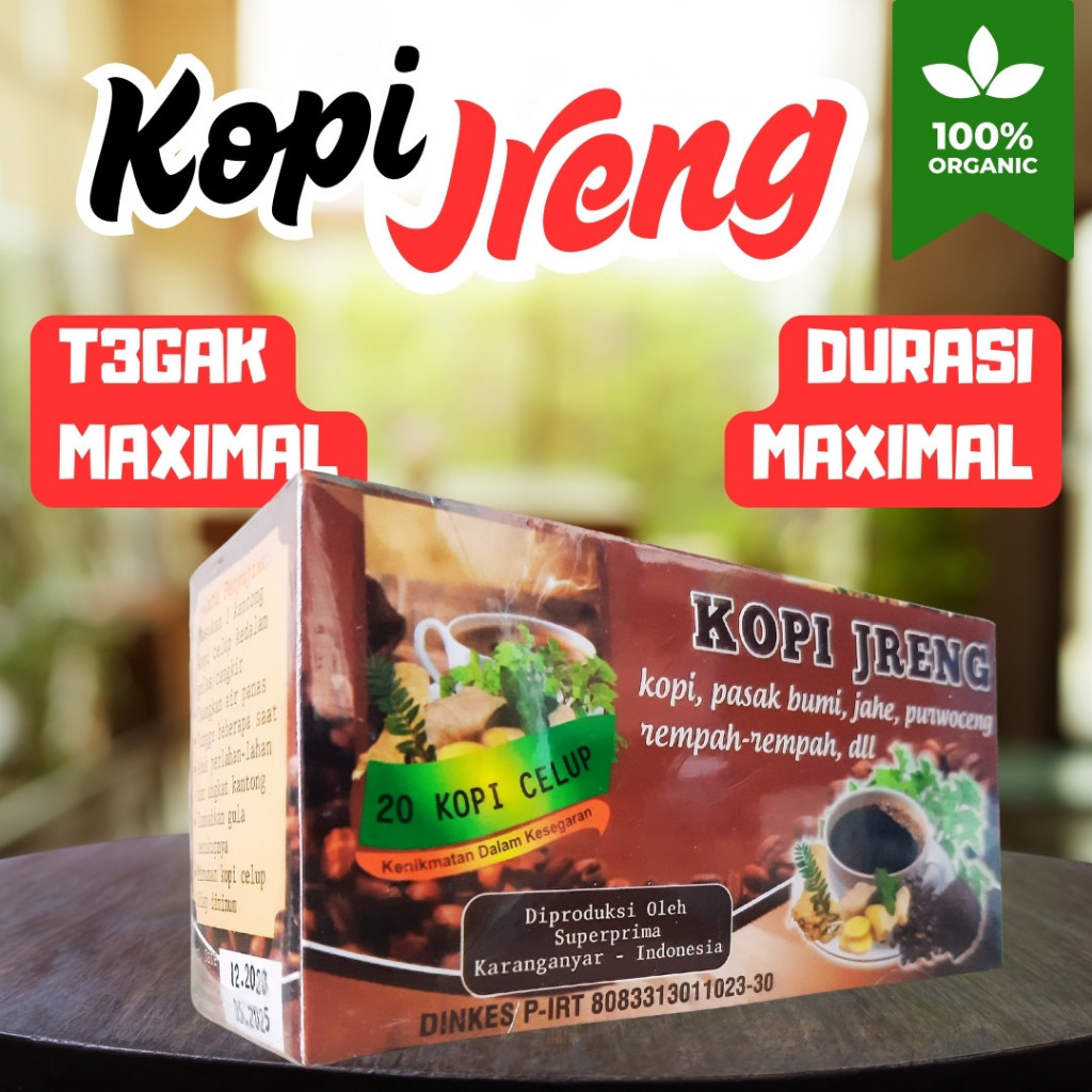 

KOPI JRENG Kopi Stamina Pria – Mengandung Purwoceng Asli – Herbal Tradisional untuk Kekuatan & Vitalitas