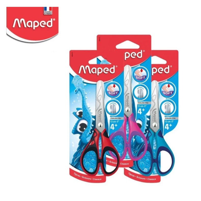 

Maped Gunting Pulse Essentials Soft Scissors 13 cm - Blister