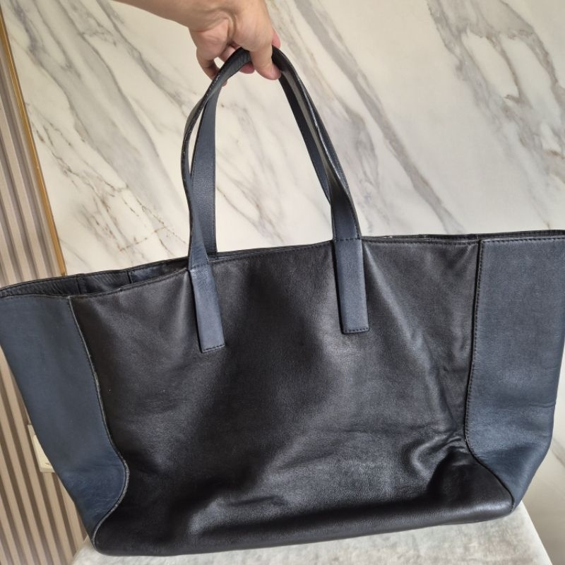 Calvin klein large tote bag two tone