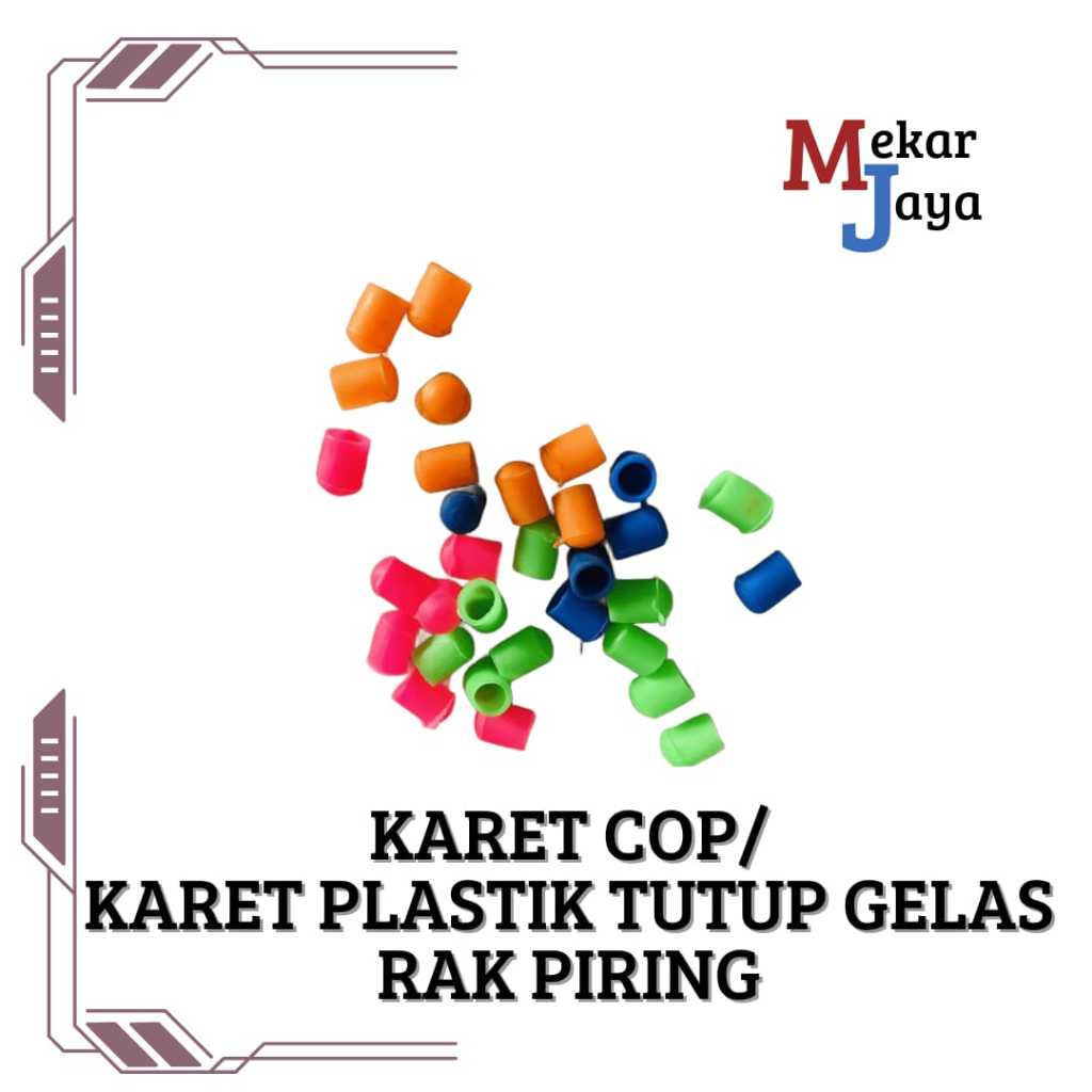 KARET PLASTIK COP GELAS/ TUTUP GELAS RAK PIRING