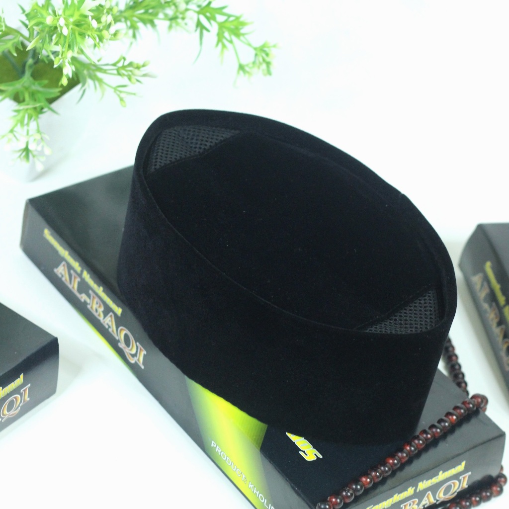 Peci Hitam AC Non AC Polos Tinggi 8, 9, 10 - Peci Standar - Peci Nasional - Peci Hitam