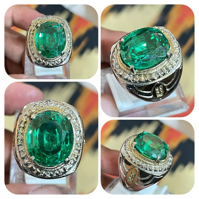 CINCIN BATU AQUAMARINE CUTTING 1 PCS