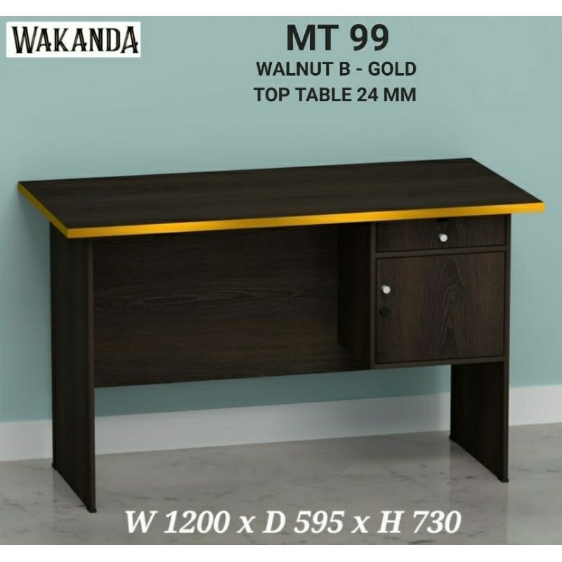 Meja Kantor Uk120cm - Meja Belajar - Meja Kasir