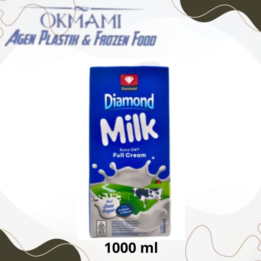 

Susu UHT Full Cream Diamond 1000 ml - Susu Segar Sehat