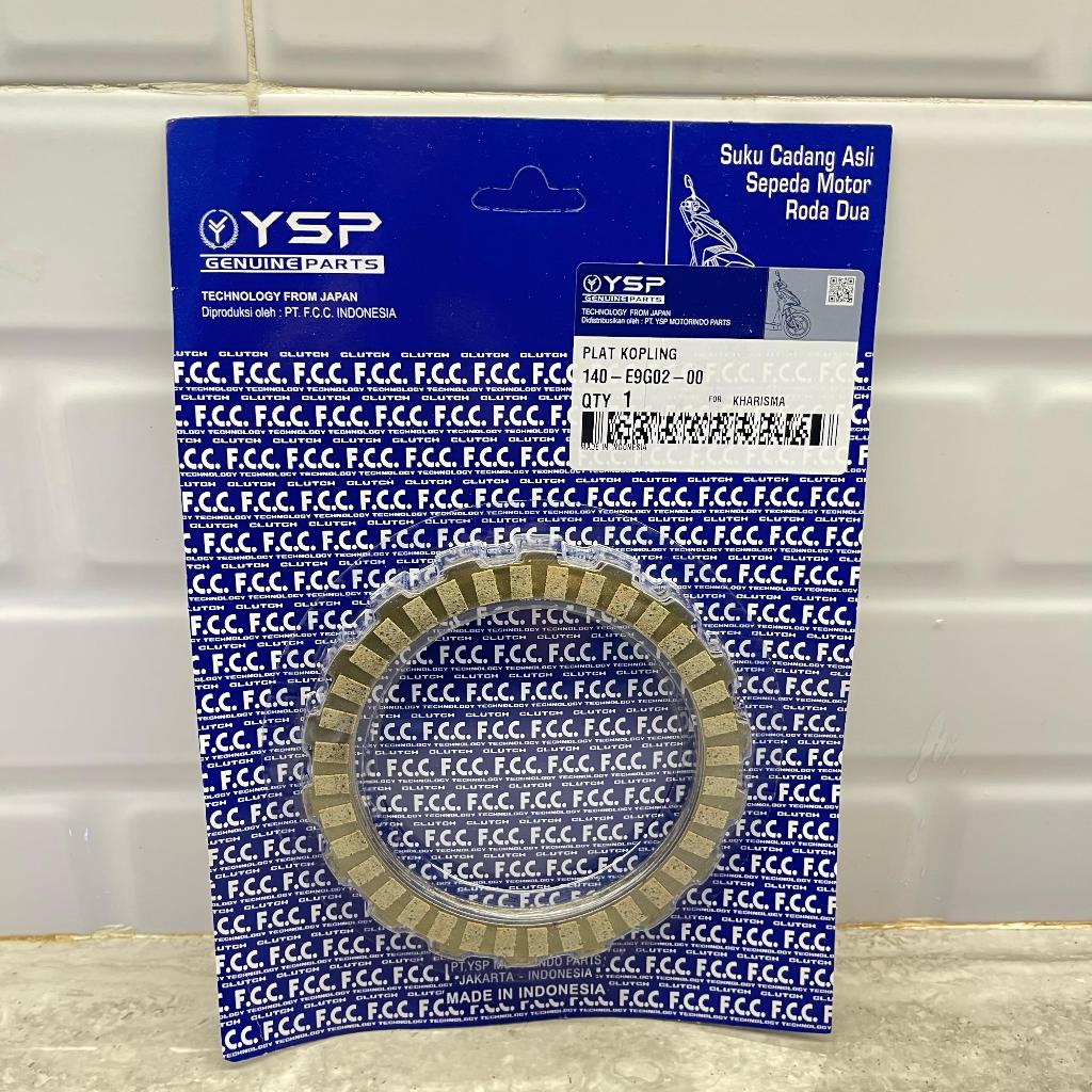 YSP-G2 PLAT KOPLING SET KARISMA / SUPRA X 125 ASLI ORIGINAL FCC / PLAT KOPLING FCC KARISMA