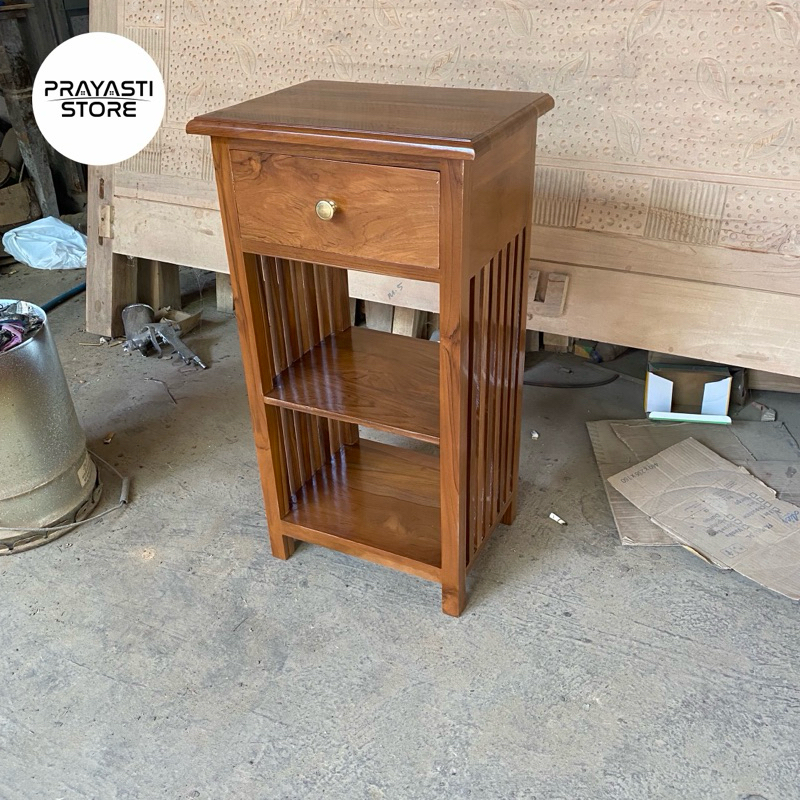 Nakas minimalis 1 laci jati Nakas jati 1 Laci