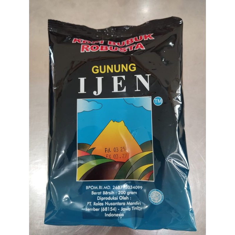 

Kopi Bubuk Robusta Gunung Ijen 200g