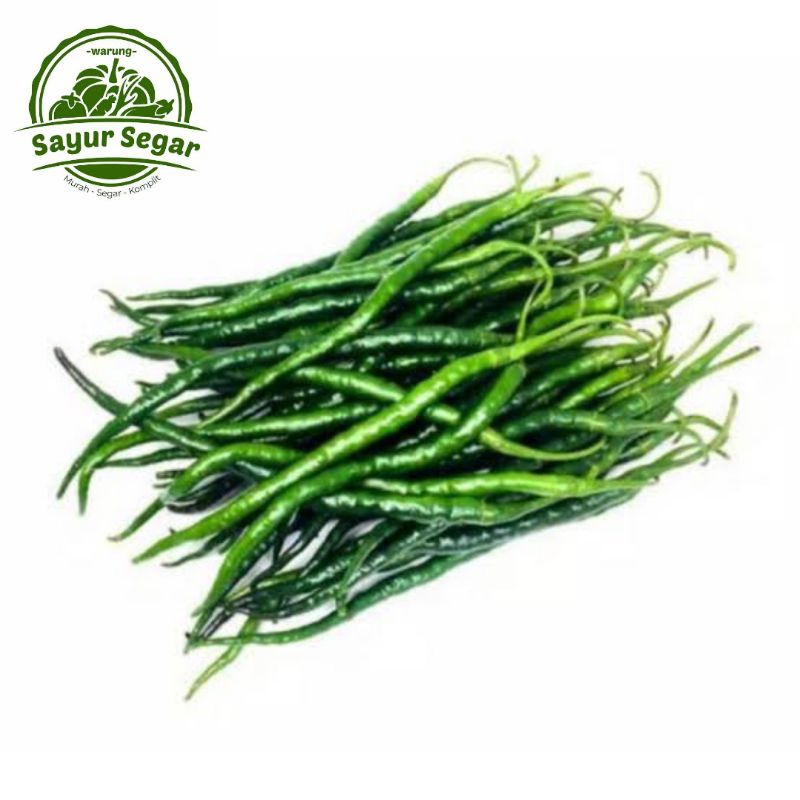 

Cabe Cabai Hijau Keriting - 250 Gram