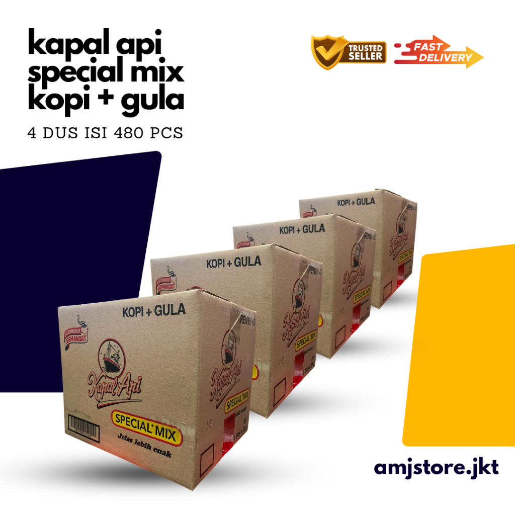 

Kopi Kapal Api Special Mix RTG 12x10sx23gr - 4 Dus - 480 Pcs