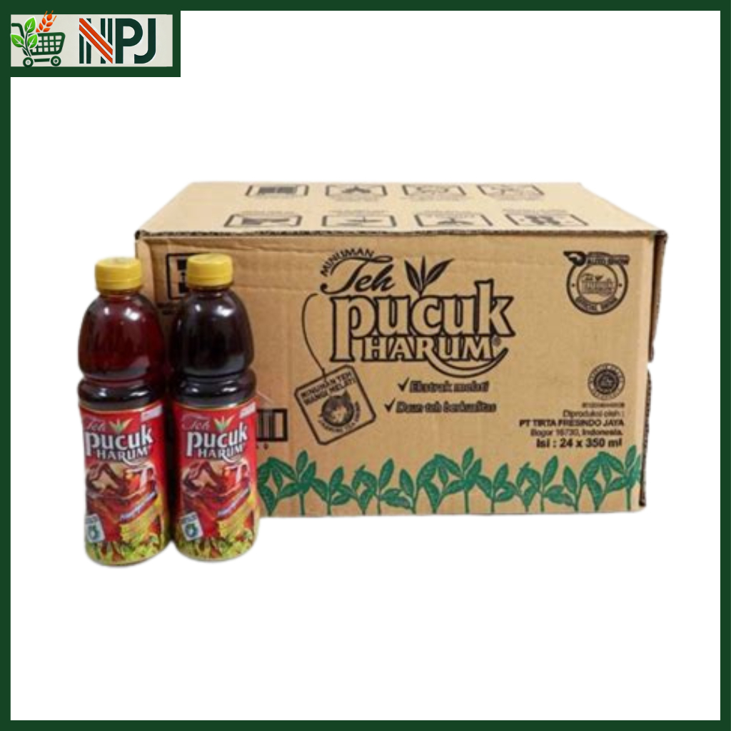 

Teh Pucuk Harum 350ml – 1 Dus Isi 24 Botol | Minuman Teh Segar Siap Minum Rasa Melati