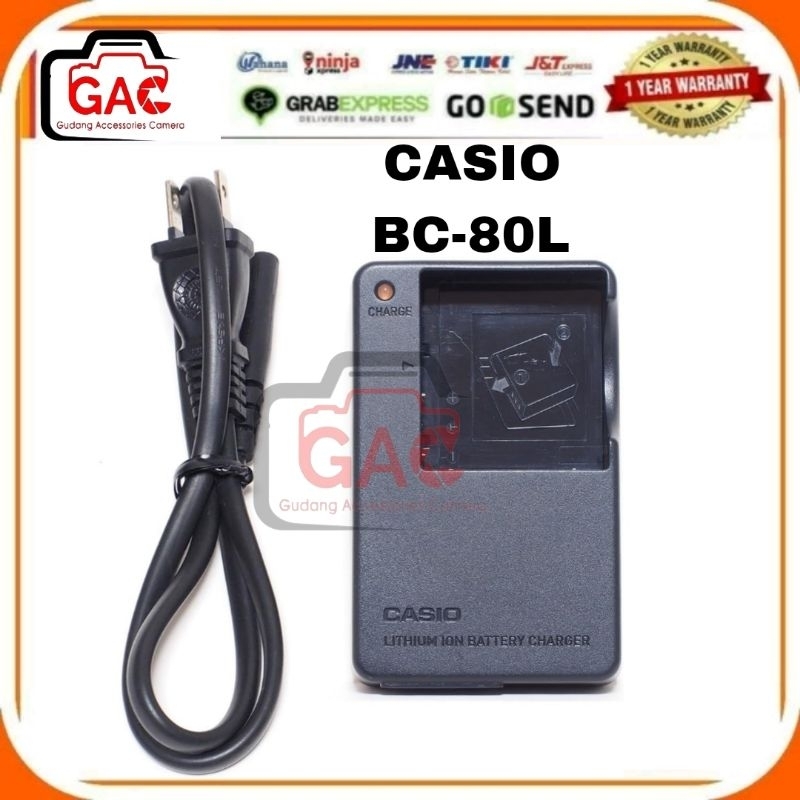 charger baterai casio BC-80L BC80L for batrey casio NP-80 NP80