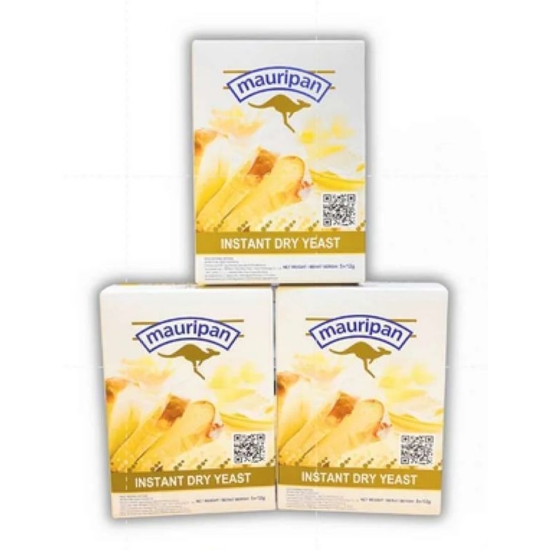 

Mauripan Instan Dry Yeast 5×12 gr /Ragi Kering Instan