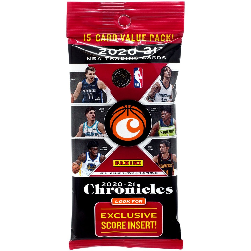 Kartu Basket - NBA Panini Chronicles 2020-2021 Value Pack - 15 Kartu per pack
