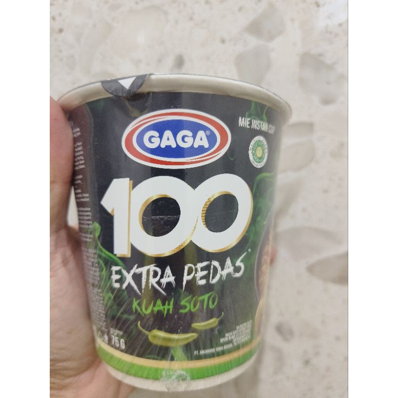 

Gaga Mie Cup Ekstra Pedas Kuah Soto 75 Gram
