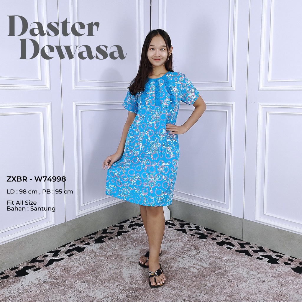 DASTER BATIK WANITA DASTER MURAH DASTER SANTUNG BATIK RIA KENCANA