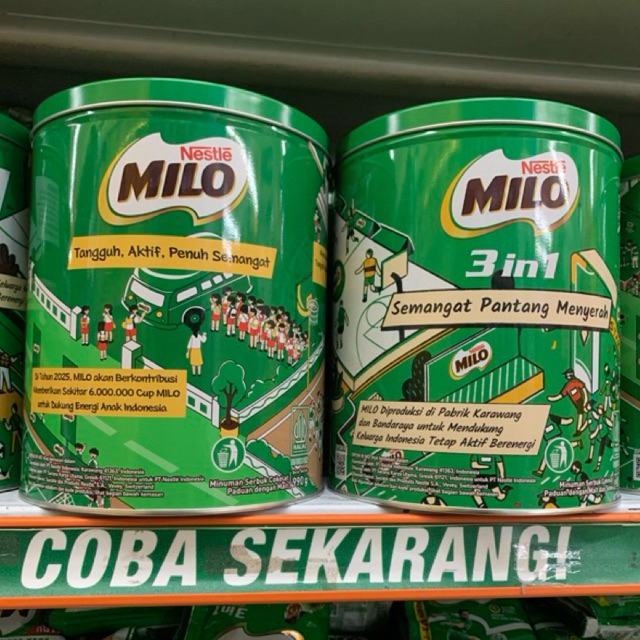 

MILO nestle 3 in 1 minuman serbuk coklat 990 gram