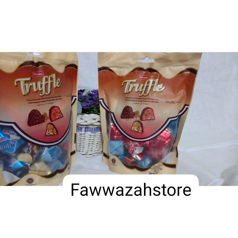 

Coklat Elvan Truffle Turki 120gr Mixed exp Mei 2026 oleh oleh haji umroh