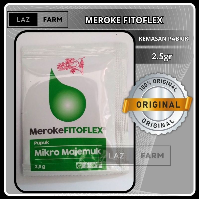 PUPUK MAJEMUK MEROKE FITOFLEX 2.5 GRAM