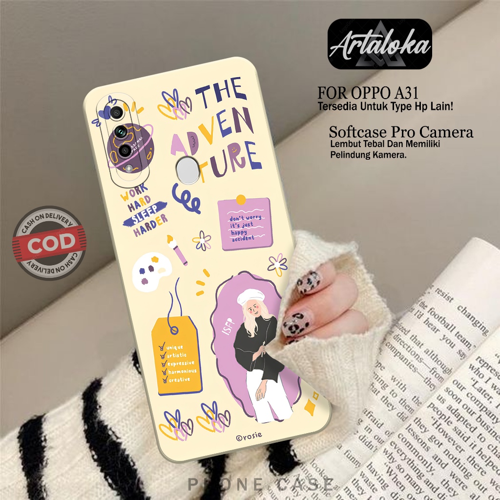 Case Hp Oppo A31 - Fashion Case Kartun - Softcase Oppo A31 - Casing Oppo A31 - Kesing Oppo A31 - Sil