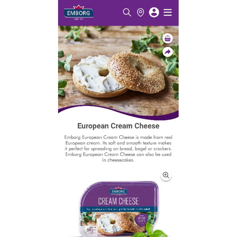 

REPACK DARI 1.3KG CREAM CHEESE EMBORG MADE IN DENMARK HALAL