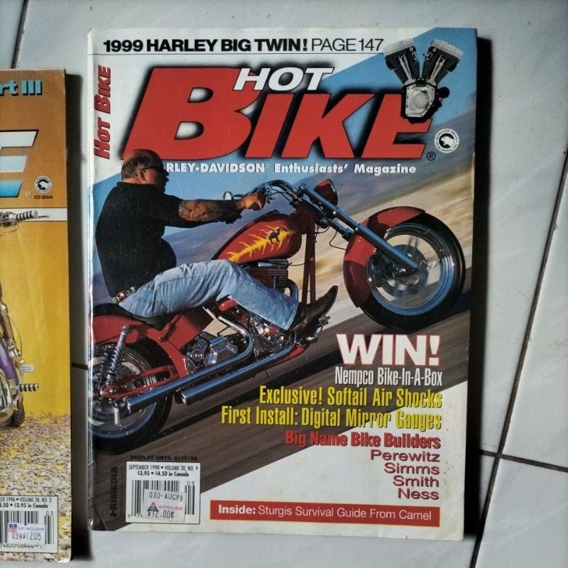 MAJALAH Harley Davidson HOT BIKE PRELOVED
