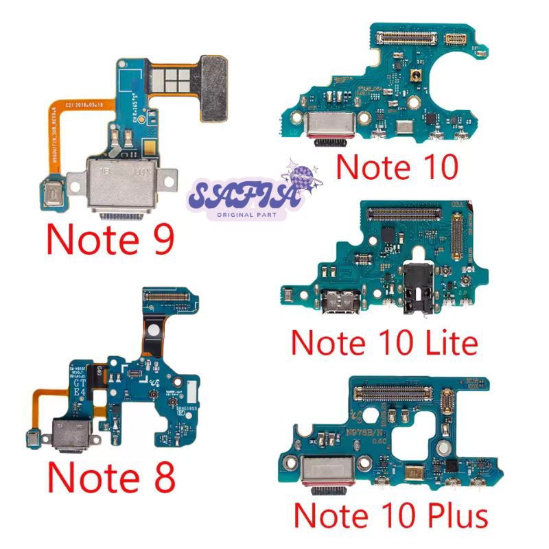 Papan Cas / Board Samsung Note 8 / Note 9 / Note 10 / Note 10 lite / Note 10 Plus konektor Charger u
