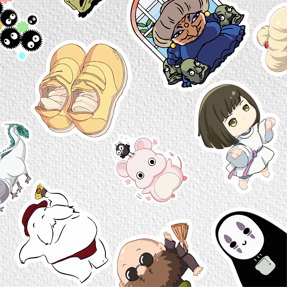 

[ VINYL & CHROMO 7 CM] ANIME cetak stiker Game/STIKER MURAH TEMA ANIME SPIRITED AWAY /murah/stiker medium