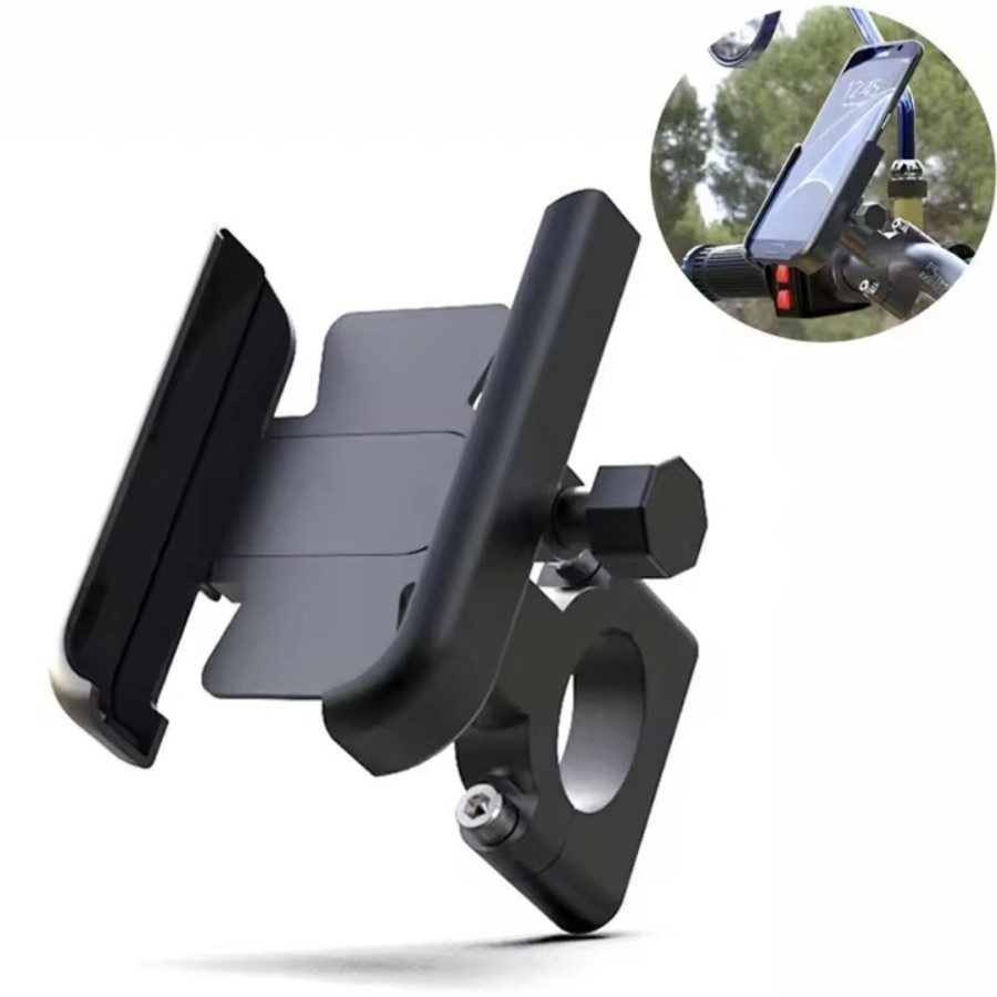phone holder stang motor besi dudukan Penahan Hp c1