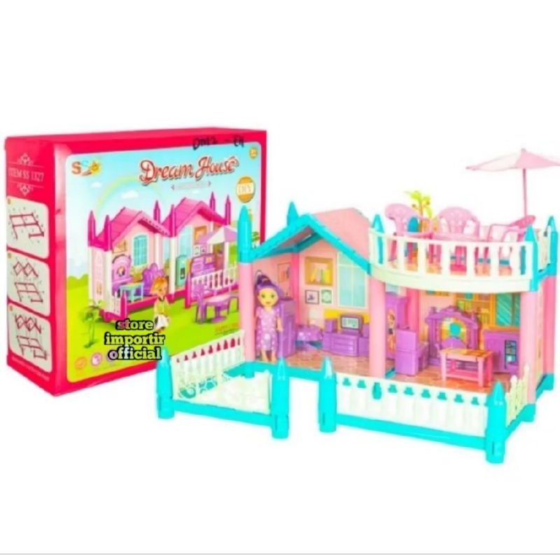 Mainan Anak Rumah Rumahan Dream House 1 Tingkat|SS 1327