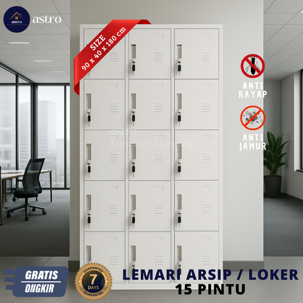 ASTRO LOKER - LEMARI PENYIMPANAN / LOKER PENYIMPANAN BARANG / LOKER KARYAWAN