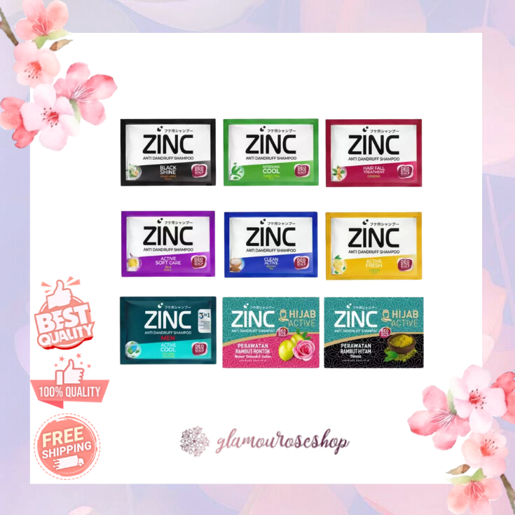 ZINC SHAMPOO SACHET 10ml ZINC SHAMPOO ANTI DANDRUFF SACHET
