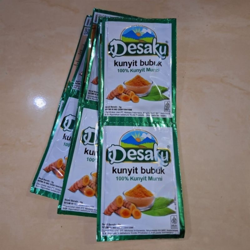 

Kunyit Bubuk Desaku Renceng isi 12 Sachet