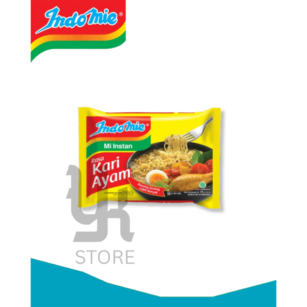 

Indomie Mi Kuah Kari Ayam 72 gr