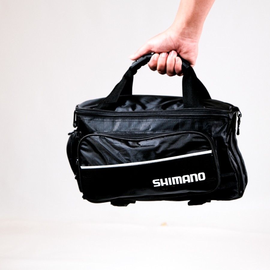 Tas Pannier / Tas Bagasi / Tas Touring / Tas Travel / Tas Jinjing - Raincoat - Hitam - SHIMANO